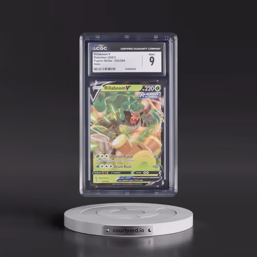 2019 Fusion Strike #022/264 Rillaboom V - Holo (CGC 9 MINT)