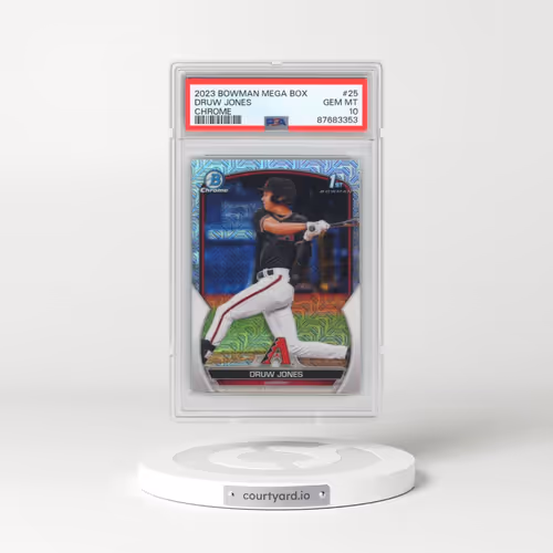 2023 Bowman Mega Box Chrome #25 Druw Jones (PSA 10 GEM MINT)