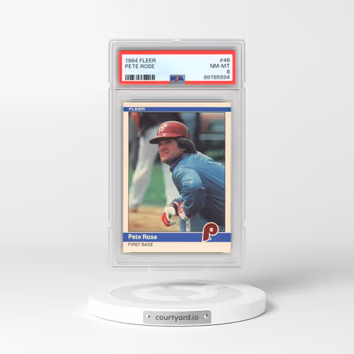 1984 Fleer #46 Pete Rose (PSA 8 NM-MT)