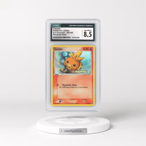 2005 EX Emerald #69 Torchic - Holo (CGC 8.5 NM-MT+)