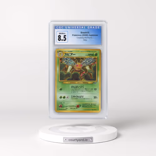 2000 Pokémon Neo 2 #15 Beedrill - Holo (CGC 8.5 NM-MT+)