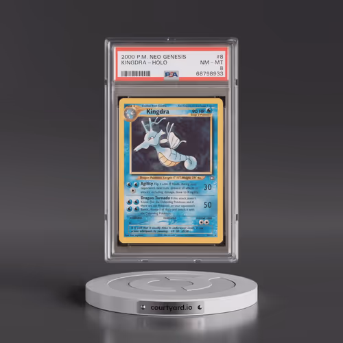2000 Pokémon Neo Genesis #8 Kingdra - Holo (PSA 8 NM-MT)