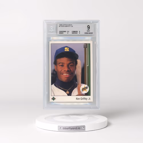 1989 Upper Deck #1 Ken Griffey Jr - Star Rookie (BGS 9 MINT)