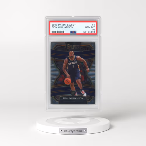 2019 Panini Select #1 Zion Williamson (PSA 10 GEM MINT)