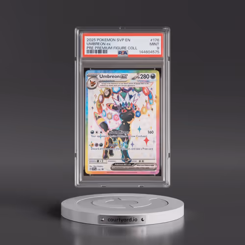 2025 Pokémon Svp EN-SV Black Star Promo #176 Umbreon EX - Holo Prismatic Evolutions Premium Figure C