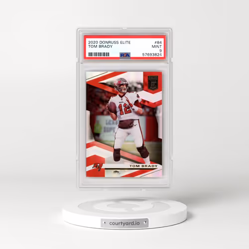 2020 Panini Donruss Elite #84 Tom Brady (PSA 9 MINT)