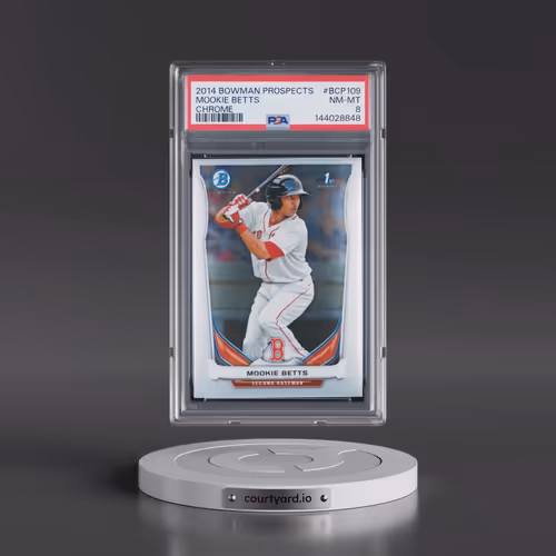 2014 Bowman Prospects #BCP109 Mookie Betts - Chrome (PSA 8 NM-MT)