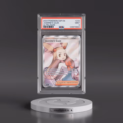 2024 Pokémon Ssp EN-Surging Sparks #233 Jasmine's Gaze - Ultra Rare (PSA 9 MINT)