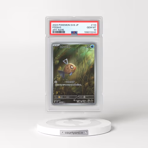 2024 Pokémon SV8-Super Electric Breaker #110 Feebas - Art Rare (PSA 10 GEM MINT)