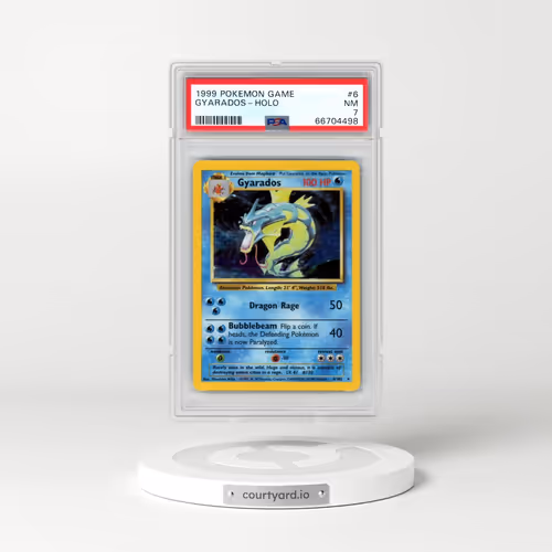 1999 Pokémon Game #6 Gyarados - Holo (PSA 7 NM)