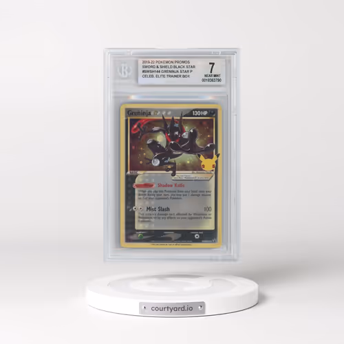 2017 Black Star Promos - Sword & Shield #144 Greninja â - Celebrations Elite Trainer Box (Cosmos Hol