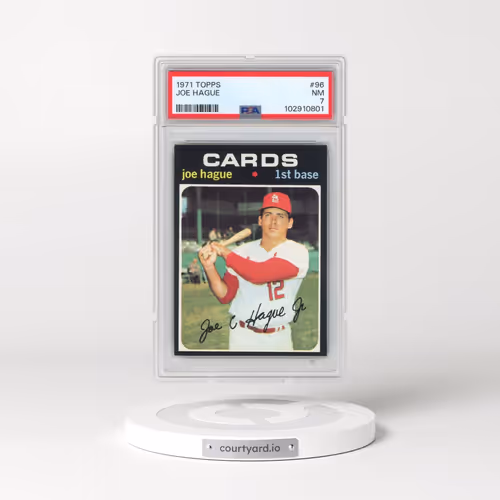 1971 Topps #96 Joe Hague (PSA 7 NM)
