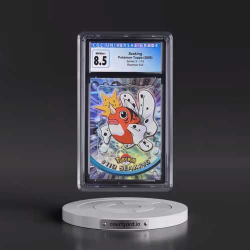 2000 Series 3 (Oval Nintendo Seal) #119 Seaking - Rainbow Foil (CGC 8.5 NM-MT+)