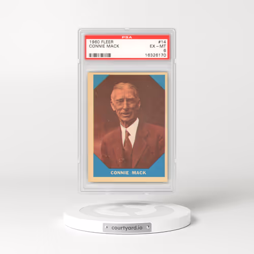 1960 Fleer #14 Connie Mack (PSA 6 EX-MT)