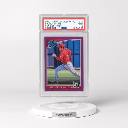 2018 Panini Donruss Optic #56 Shohei Ohtani - Running-Pink (PSA 9 MINT)