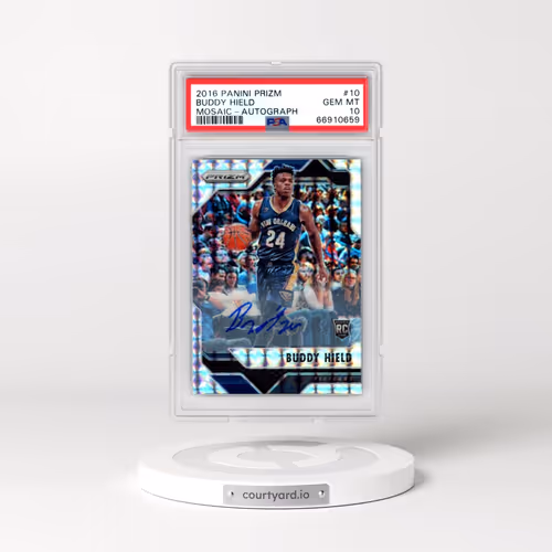 2016 Panini Prizm Mosaic #10 Buddy Hield - Autograph (PSA 10 GEM MINT)