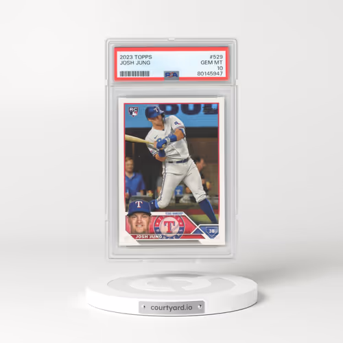 2023 Topps #529 Josh Jung (PSA 10 GEM MINT)