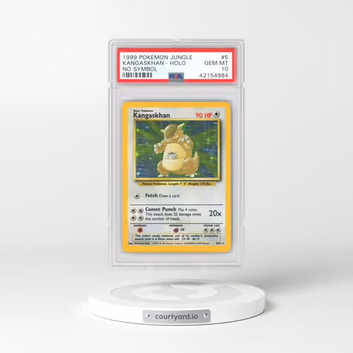 1999 Jungle #5 Kangaskhan - Holo No Symbol (PSA 10 GEM MINT)