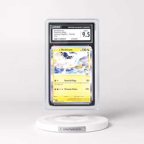 2025 Journey Together - JTG EN #116/159 N's Reshiram - Holo (CGC 9.5 MINT+)