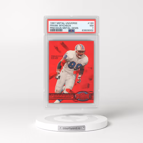 1997 Metal Universe #120 Frank Wycheck - Precious Metal Gems (PSA 7 NM)