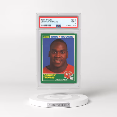 1989 Score #258 Derrick Thomas (PSA 9 MINT)
