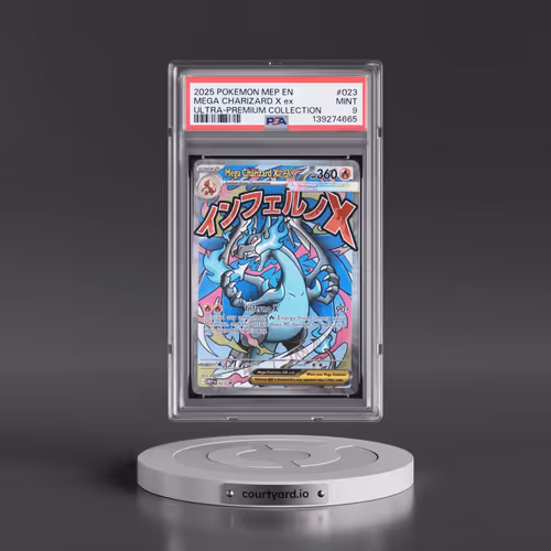 2025 Pokémon Mep EN-Me Black Star Promo #023 Mega Charizard X EX - Holo Mega Charizard X EX Ultra-Pr