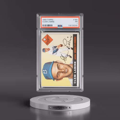 1955 Topps #180 Clem Labine (PSA 1 PR)