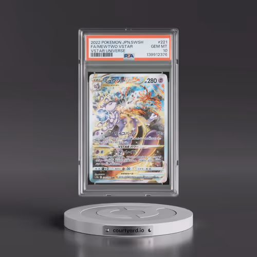 2022 Pokémon Sword & Shield Vstar Universe #221 Mewtwo Vstar - Full Art (PSA 10 GEM MINT)