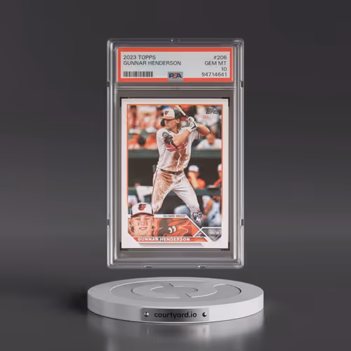 2023 Topps #206 Gunnar Henderson (PSA 10 GEM MINT)