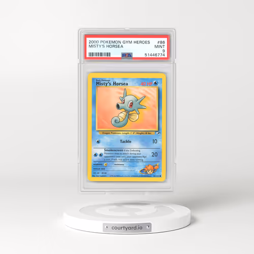 2000 Gym Heroes #86 Misty's Horsea (PSA 9 MINT)