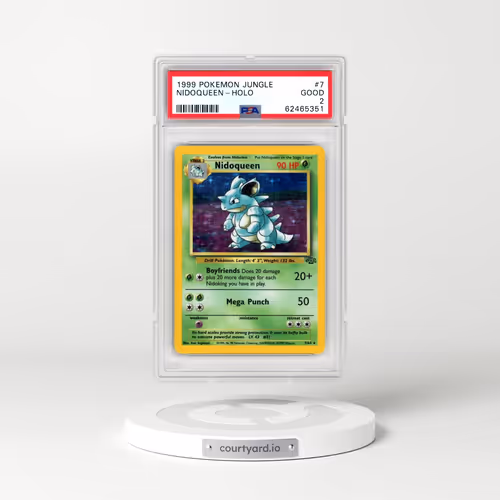 1999 Pokémon Jungle #7 Nidoqueen - Holo (PSA 2 GOOD)