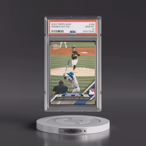 2024 Topps Now #264 Paul Skenes/Shohei Ohtani (PSA 10 GEM MINT)
