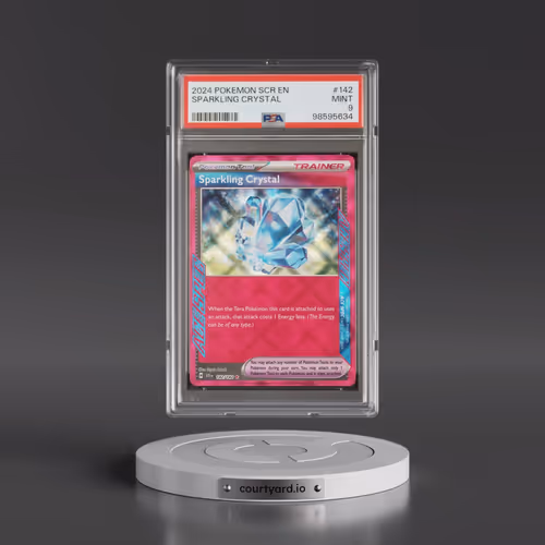 2024 Pokémon Scr EN-Stellar Crown #142 Sparkling Crystal (PSA 9 MINT)