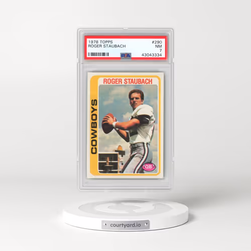 1978 Topps #290 Roger Staubach (PSA 7 NM)