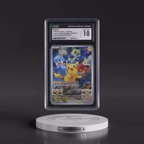 2022 Scarlet & Violet Promos - Traditional #001/SV-P Pikachu - Scarlet & Violet Pre-Order (Holo)