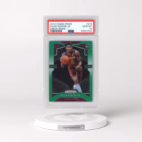 2019 Panini Prizm #274 Kevin Porter Jr. - Green Prizm (PSA 10 GEM MINT)