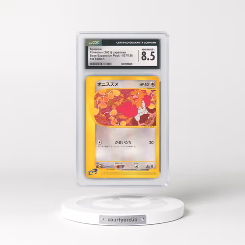 2001 Base Expansion Pack #027/128 Spearow - 1st Edition (CGC 8.5 NM-MT+)
