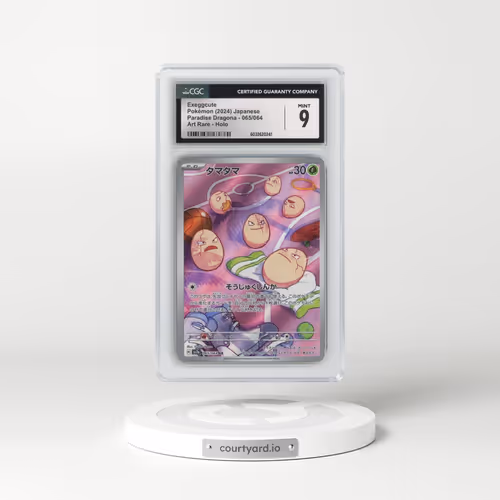2024 Pokémon Sv7a-Paradise Dragona #065 Exeggcute - Art Rare (CGC 9 MINT)
