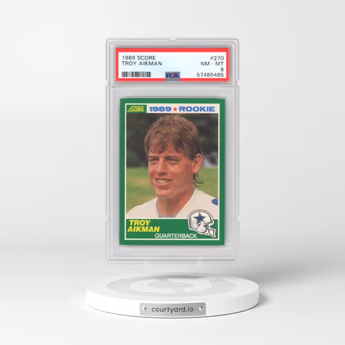 1989 Score #270 Troy Aikman (PSA 8 NM-MT)
