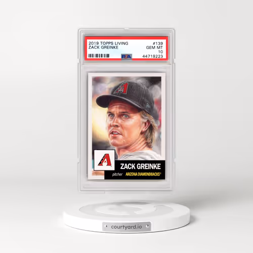 2019 Topps Living #139 Zack Greinke (PSA 10 GEM MINT)
