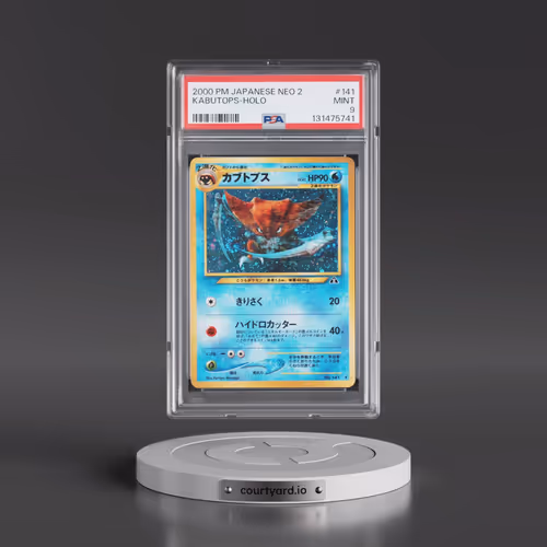 2000 Pokémon Neo 2 #141 Kabutops - Holo (PSA 9 MINT)