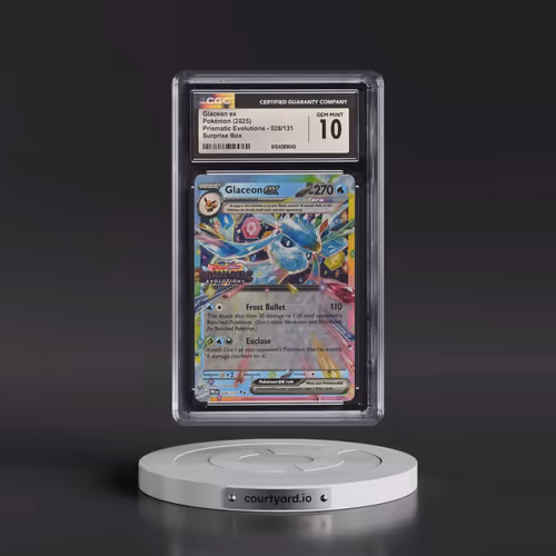 2024 Prismatic Evolutions - PRE EN #026/131 Glaceon ex - Surprise Box (Prismatic Evolutions Stamp) (