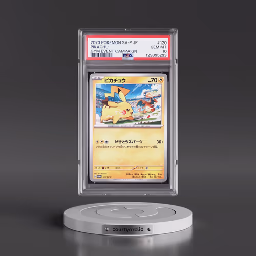 2023 Pokémon SV-P Promo #120 Pikachu - Gym Event Campaign (PSA 10 GEM MINT)