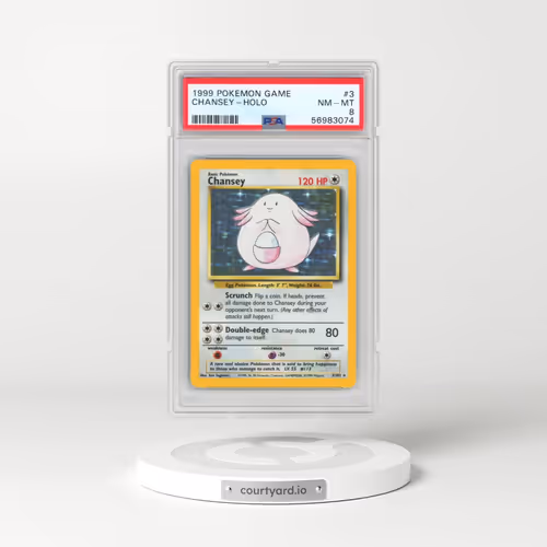 1999 Pokémon Game #3 Chansey - Holo (PSA 8 NM-MT)