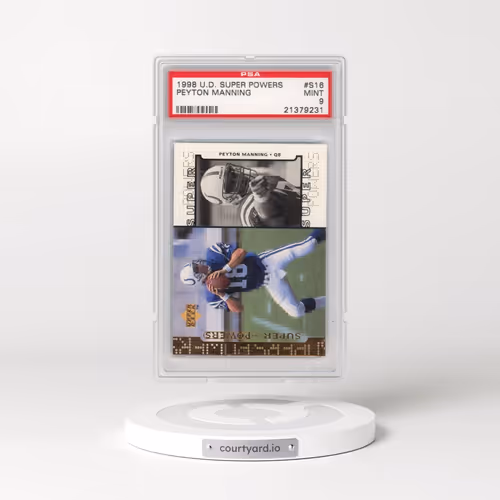1998 Upper Deck Super Powers #S16 Peyton Manning (PSA 9 MINT)