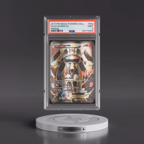 2017 Pokémon Mega Powers Collection Promo #54a Zygarde EX - Holo Full Art (PSA 9 MINT)