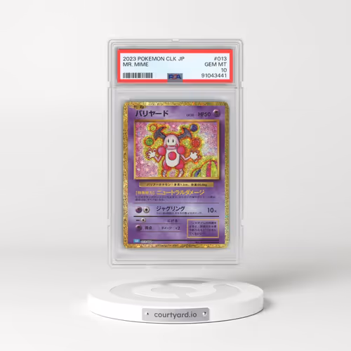 2023 Pokémon Clk-Trading Card Game Classic Blastoise & Suicune EX Deck #013 Mr. Mime (PSA 10 GEM MINT)