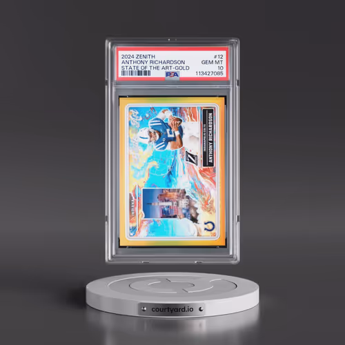 2024 Panini Zenith State of the Art #12 Anthony Richardson - Gold (PSA 10 GEM MINT)
