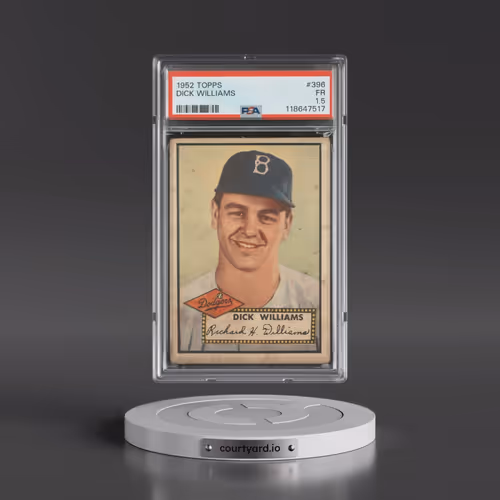 1952 Topps #396 Dick Williams (PSA 1.5 FR)