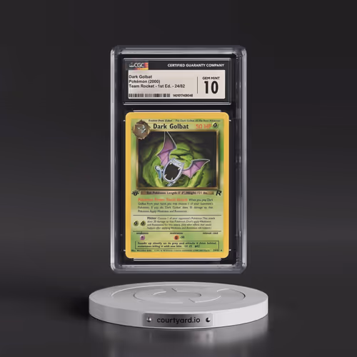 2000 Team Rocket #24/82 Dark Golbat - 1st Edition 1st Edition (CGC 10 GEM MINT)